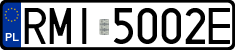 License plates of Poland, Regular car plates