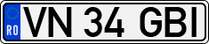 License plate of Romania, Regular plates