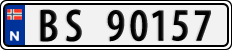 License plate of Norway, Cars