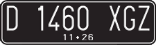 License plate of Indonesia, Regular plates