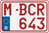 License plate of Belgium, Regular plates (2010)