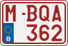 License plate of Belgium, Regular plates (2010)