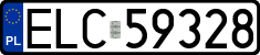 License plates of Poland, Regular car plates