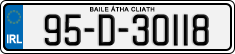 License plate of Ireland, Regular plates