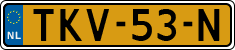 License plate of the Netherlands, Agricultural vehicles