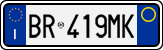 License plate of Italy, Cars (1994 year series)