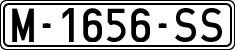 License plates of Spain, 1971 year series