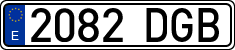 License plates of Spain, Ordinary (2000)