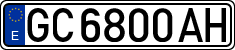 License plates of Spain, 1971 year series