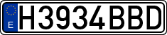 License plates of Spain, Specialty plates