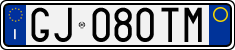 License plate of Italy, Cars (1994 year series)