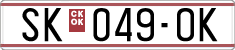 License plate of North Macedonia, Regular plates (1993)