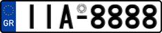 License plate of Greece, Cars
