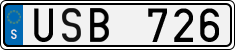 License plate of Sweden, Regular plates