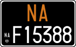 License plate of Italy, Cars (1927 year series)