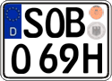 German license plate, Plates for oldtimers (type 