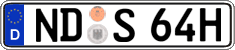 German license plate, Plates for oldtimers (type 