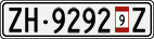 License plate of Switzerland, Vehicles w/o paid duty (with 