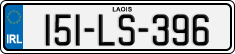 License plate of Ireland, Regular plates