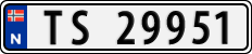 License plate of Norway, Cars