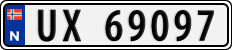 License plate of Norway, Cars