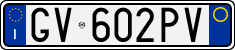 License plate of Italy, Cars (1994 year series)