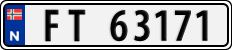License plate of Norway, Cars