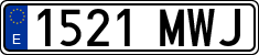License plates of Spain, Ordinary (2000)