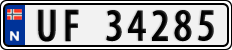 License plate of Norway, Cars