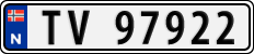License plate of Norway, Cars