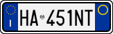 License plate of Italy, Cars (1994 year series)