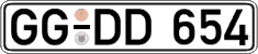 German license plate, Regular plates