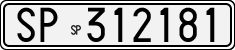 License plate of Italy, Cars (1927 year series)