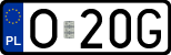 License plates of Poland, Regular car plates