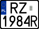 License plates of Poland, Regular car plates