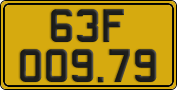License plate of Vietnam, Commercial vehicles