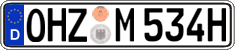 German license plate, Plates for oldtimers (type 