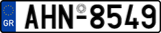 License plate of Greece, Cars