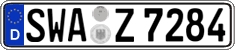 German license plate, Regular plates