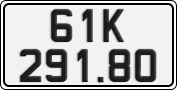 License plate of Vietnam, Cars
