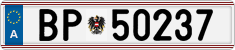 License plate of Austria, Official services and consulates