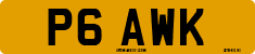 License plate of the United Kingdom, 1983 year system