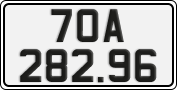 License plate of Vietnam, Cars