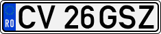 License plate of Romania, Regular plates