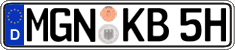 German license plate, Plates for oldtimers (type 