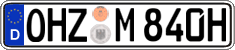 German license plate, Plates for oldtimers (type 