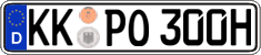 German license plate, Plates for oldtimers (type 