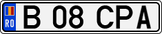 License plate of Romania, Regular plates