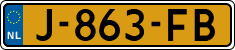 License plate of the Netherlands, Cars