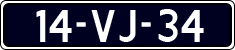 License plate of the Netherlands, Cars